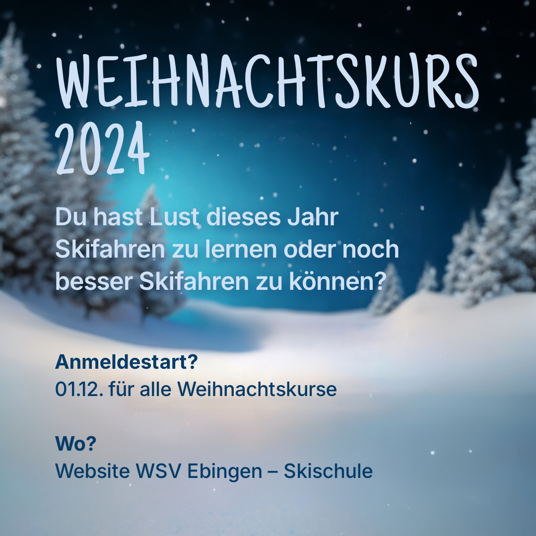 Weihnachtskurs 2024