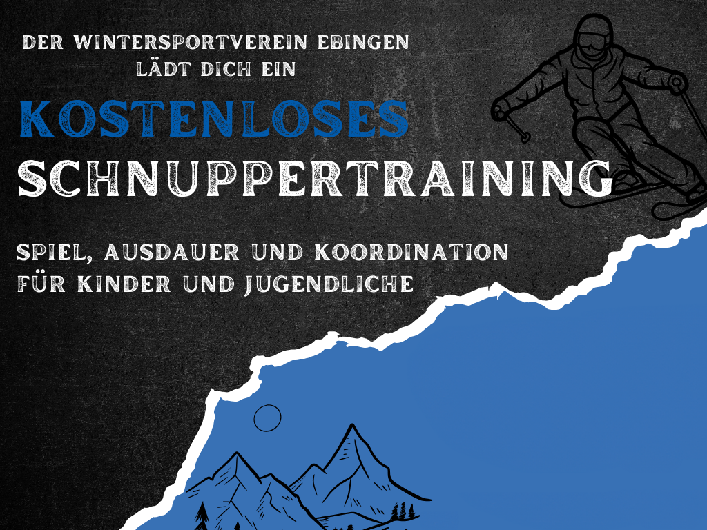 Kostenloses Schnuppertraining